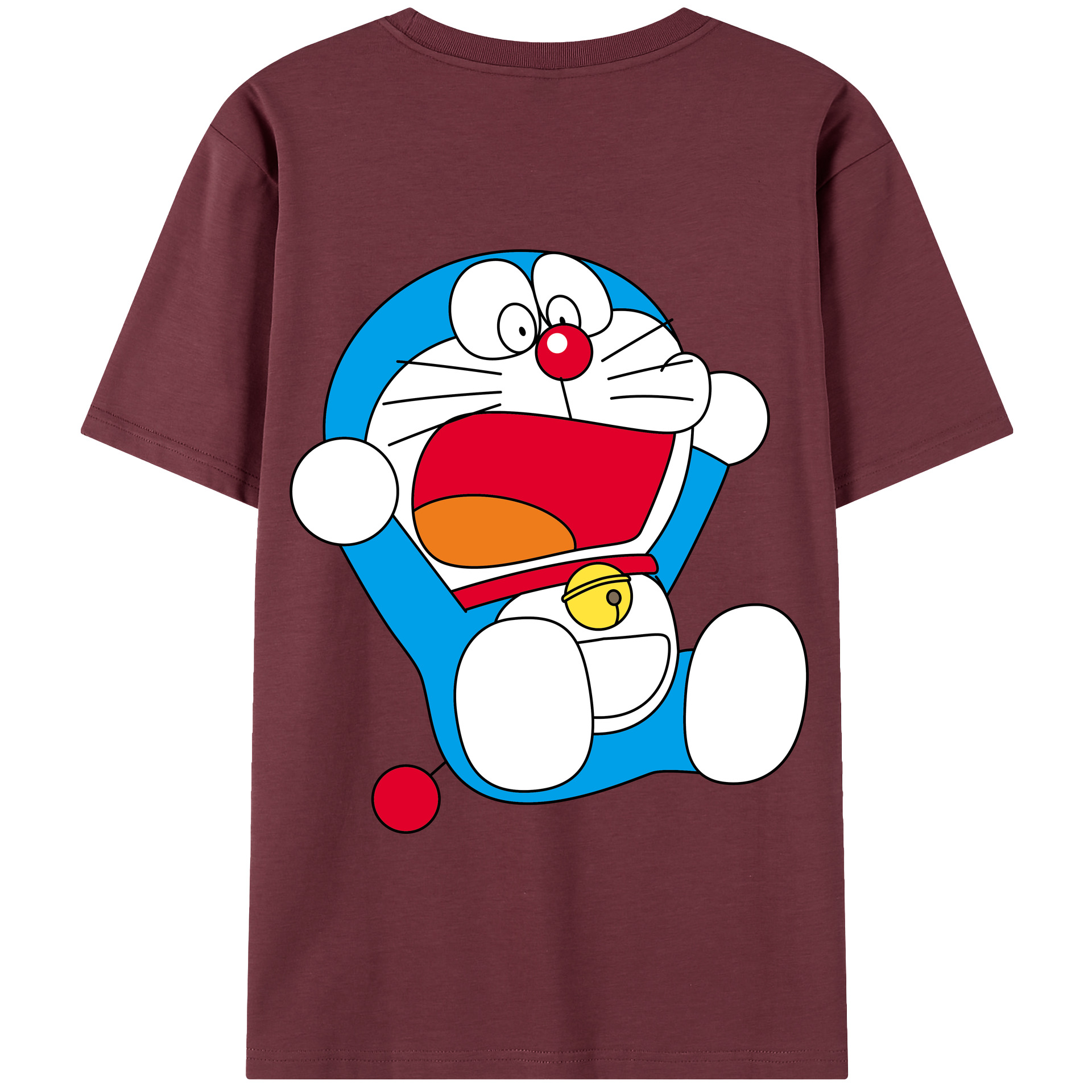 （画像用） ドラえもん Doraemon 綿100％半袖Tシャツ（背面プリント）